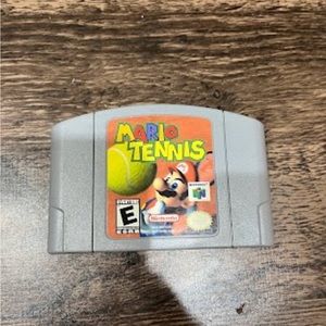 Nitendo 64 Mario tennis game